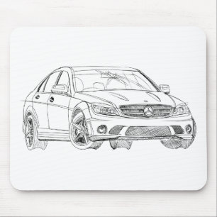 MBAMG C63 2008 MOUSE PAD