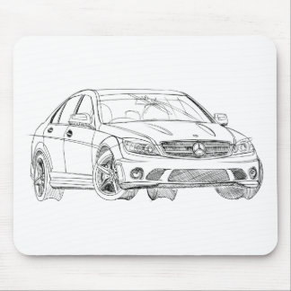 MBAMG C63 2008 MOUSE PAD