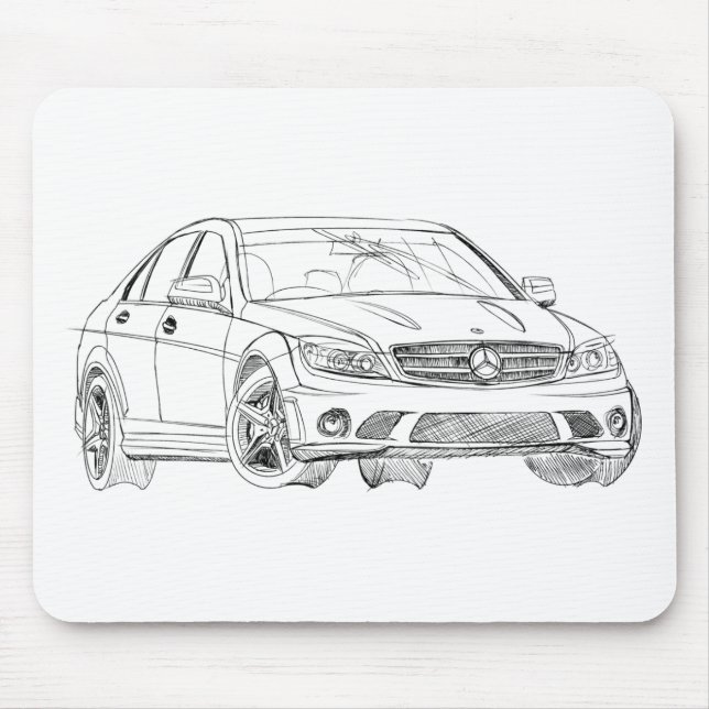 MBAMG C63 2008 MOUSE PAD (Front)