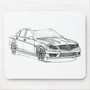 MBAMG C63 Sedan2 2012 Mouse Pad