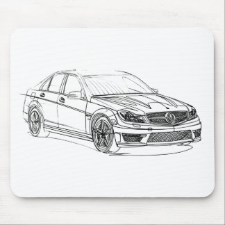 MBAMG C63 Sedan2 2012 Mouse Pad