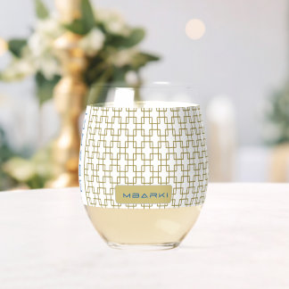 MBARKI  STEMLESS WINE GLASS