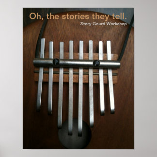 Mbira (thumb piano) poster