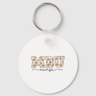 Mbu Nurse Pumpkin Fall Mother  Keychain