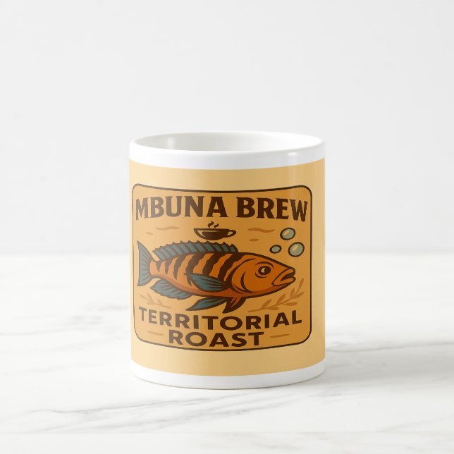 Mbuna Brew – Territorial Roast Cichlid Coffee Mug (Center)