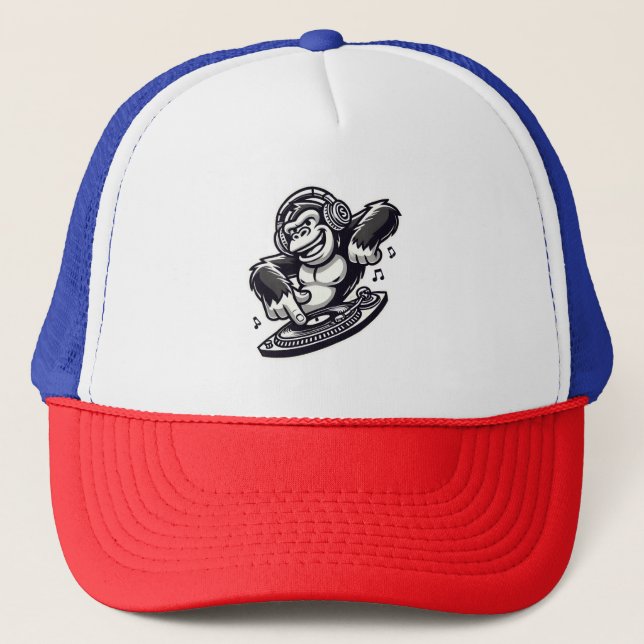 MC Go Rilla Trucker Hat (Front)
