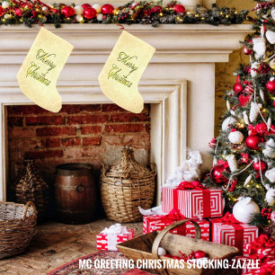 MC Greeting Small Christmas Stocking