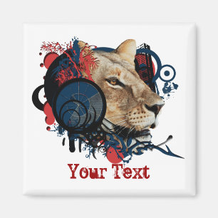 MC King announcer - safari fridge magnets