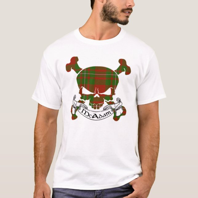 McAdam Tartan Skull T-Shirt (Front)