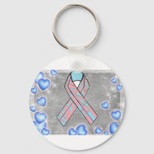 MCADD Awareness w/ blue hearts products Keychain