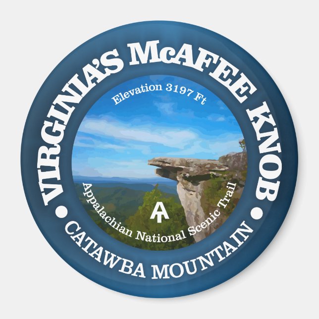 McAfee Knob Magnet (Front)