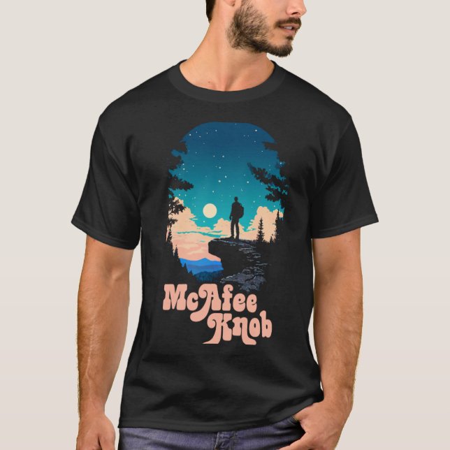 McAfee Knob Roanoke Virginia Appalachian Trail Ove T-Shirt (Front)