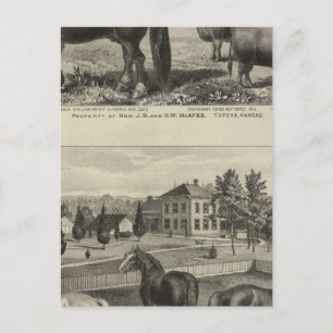 McAfee property, Topeka McCrumb, Kansas Postcard