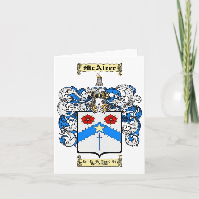 McAleer Card (Front)