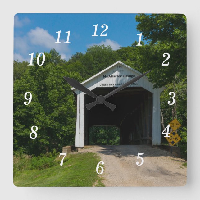 McAllister Bridge Wall Clock (Front)