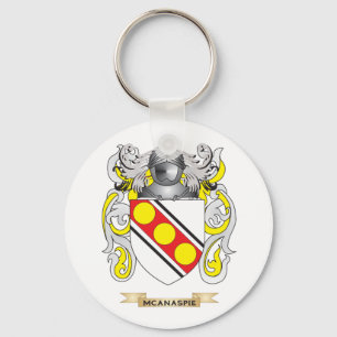 McAnaspie Coat of Arms (Family Crest) Keychain