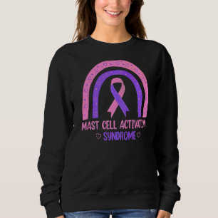 Mcas Mast Cell Activation Syndrome Awareness Ribbo Sweatshirt