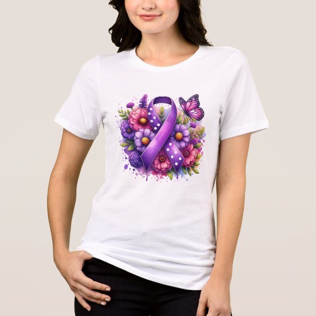 MCAS Warrior Mast Cell Awareness  Tri-Blend Shirt (Front)