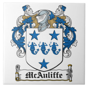 McAuliffe Family Crest Tile