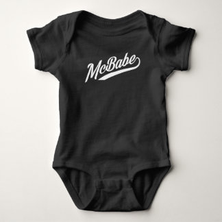 McBabe - WHITE INK Baby Bodysuit