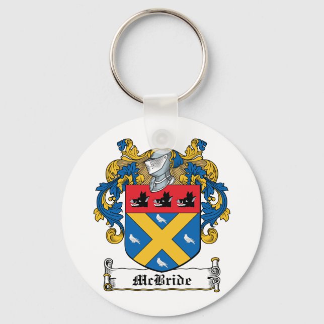 McBride Family Crest Keychain (Front)