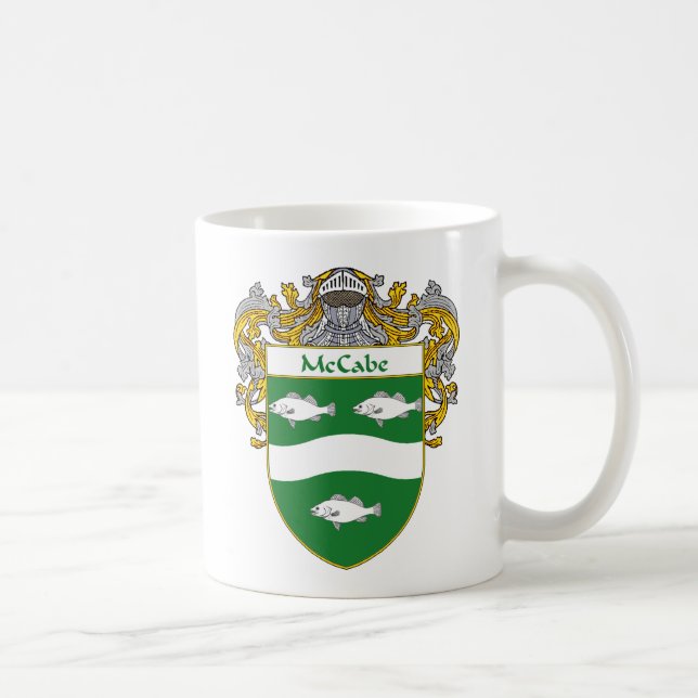 McCabe Coat of Arms (Mantled) Coffee Mug (Right)