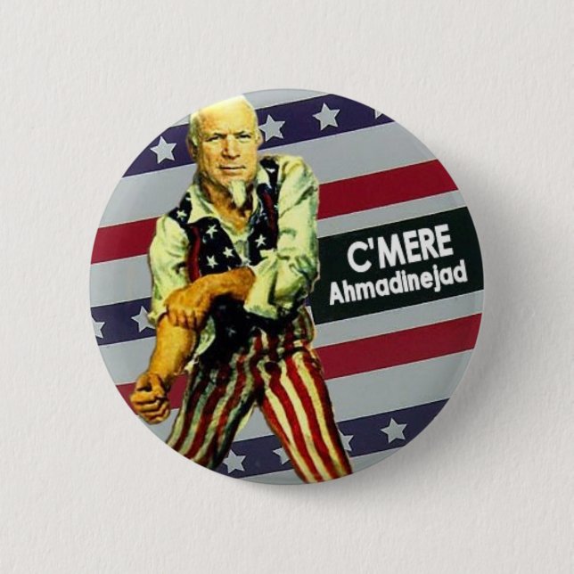 McCain / Ahmadinejad Button (Front)