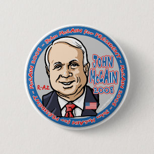 McCain Cartoon Button