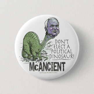McCain Dinosaur 2 Inch Round Button
