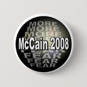 MCCAIN FEAR 2 INCH ROUND BUTTON