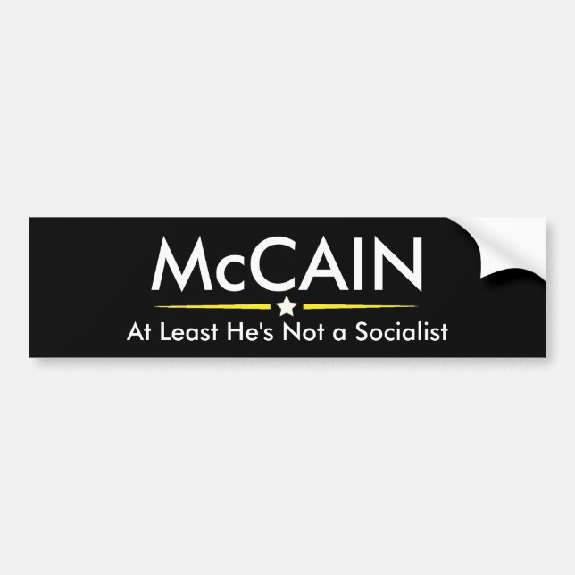 McCain for President Bumper Sticker (Front)