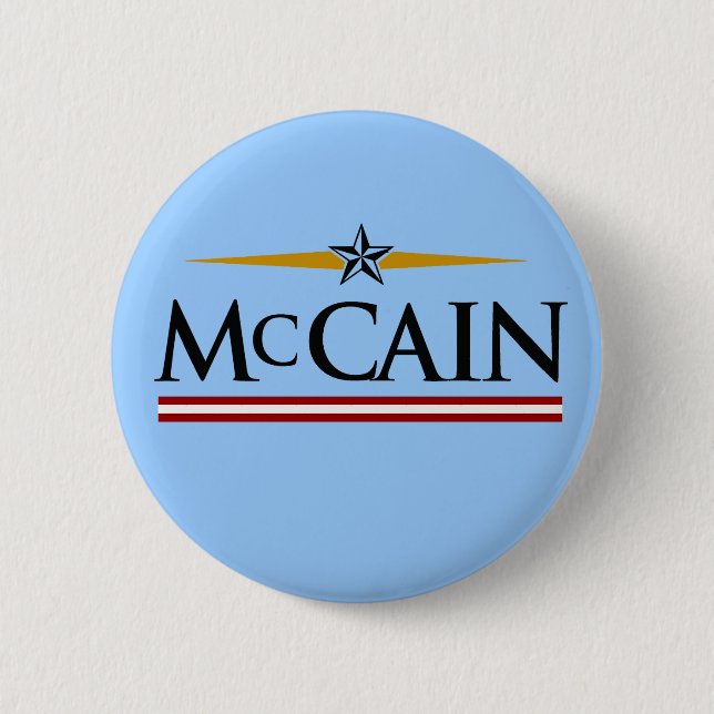 Mccain for President / McCain Button (Front)
