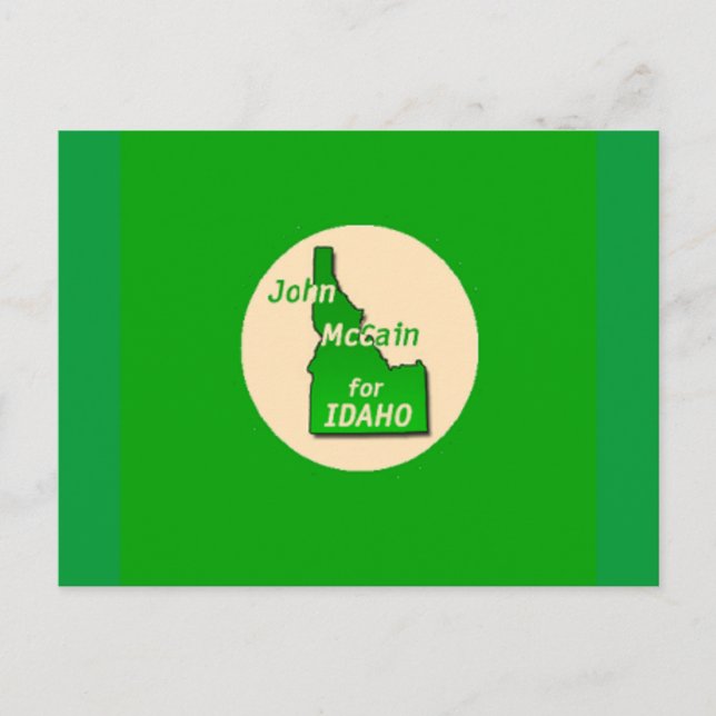McCAIN IDAHO Postcard (Front)