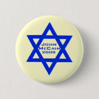 McCain Jewish Star Button