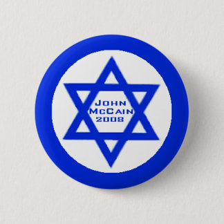 McCain Jewish Star Button