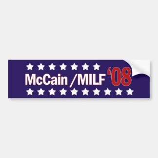 McCain MILF 08 Bumper Sticker