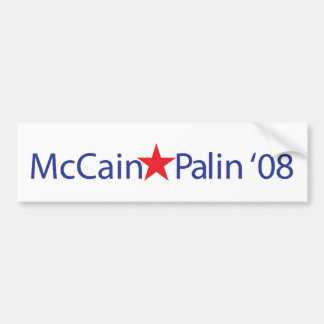 MCCAIN-PALIN '08 BUMPER STICKER