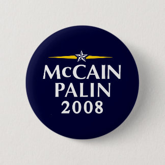 McCain Palin 2008 2 Inch Round Button