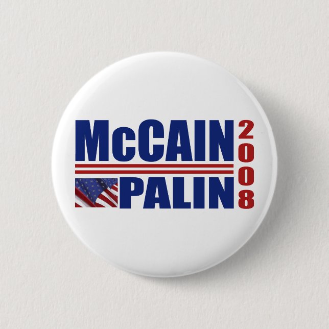McCain Palin 2008 Button (Front)