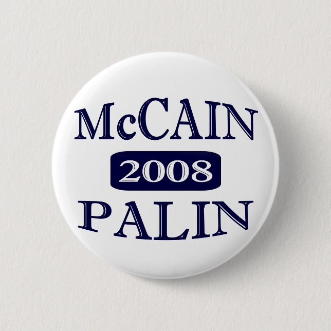 McCAIN PALIN 2008 Button (Front)