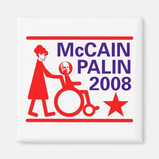 McCain Palin 2008 Magnet (Front)