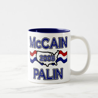 McCain Palin 2008 Two-Tone Coffee Mug