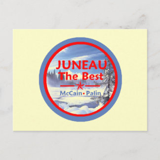 McCain Palin JUNEAU Postcard