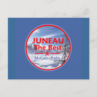 McCain Palin JUNEAU Postcard