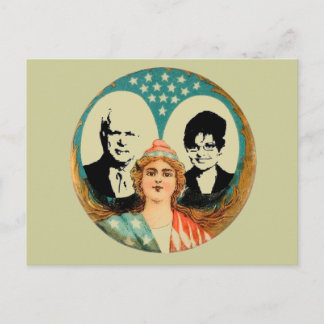 McCain Palin Retro Postcard