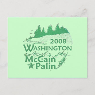 McCain Palin WASHINGTON Postcard