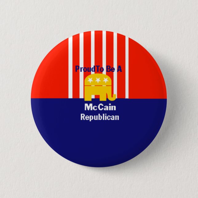 McCain Proud Button (Front)