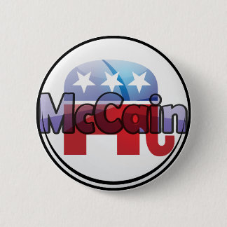McCain Republican Design 2 Inch Round Button