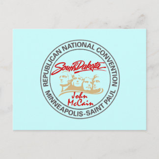 McCain South Dakota RNC Postcard