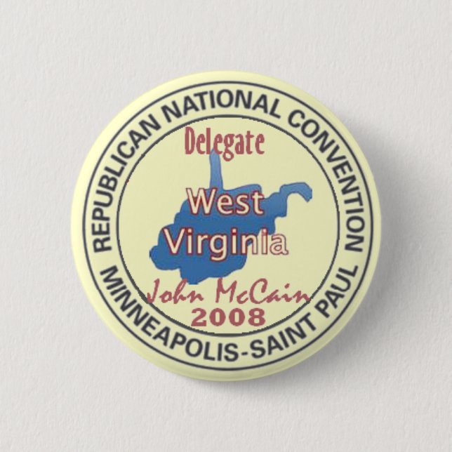 McCAIN WV RNC Button (Front)